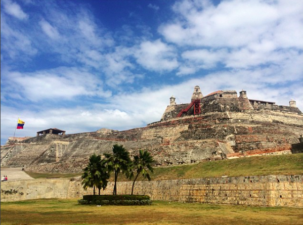 Картахена-де-Индиас в Колумбии, крепость сан-фелипе-де-барахас картахена